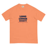 The Long Lunch Society Tee in Terracotta, flat front