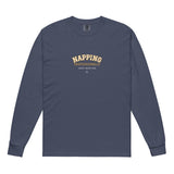 The Napping Professionally Long Sleeve in Navy, flat front