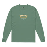 The Napping Professionally Long Sleeve in Light Green, flat front