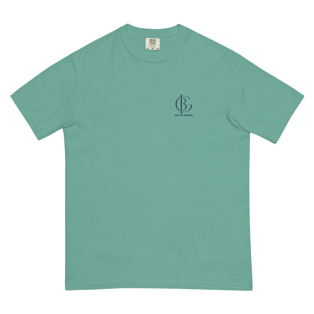 The Try Tuesday Tee in Seafoam, front
