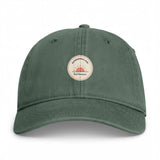 The Sunscreen and Bad Decisions Cap in Moss, front