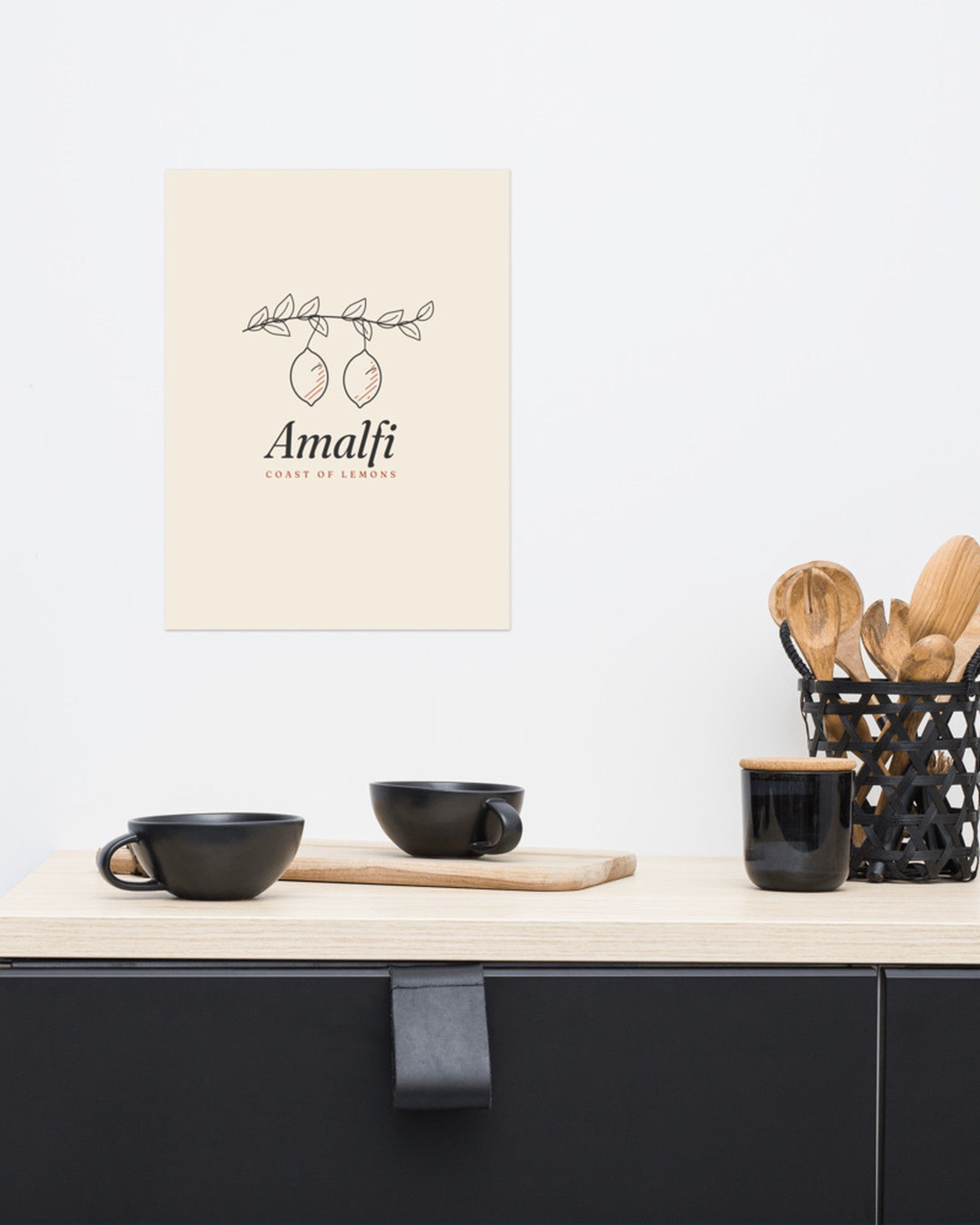 The Amalfi Art Print, lifestyle photo