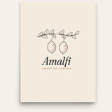 The Amalfi Art Print, product shot on cream
