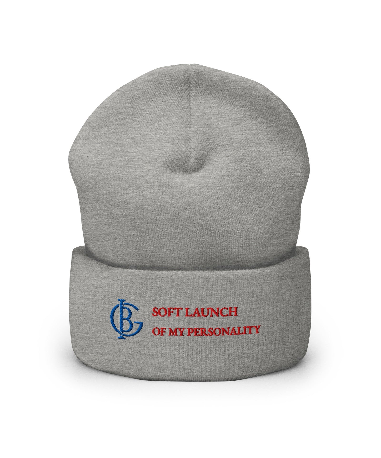 The Soft Launch Beanie in Heather Grey, product shot