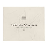 The Blanket Statement Throw, product shot