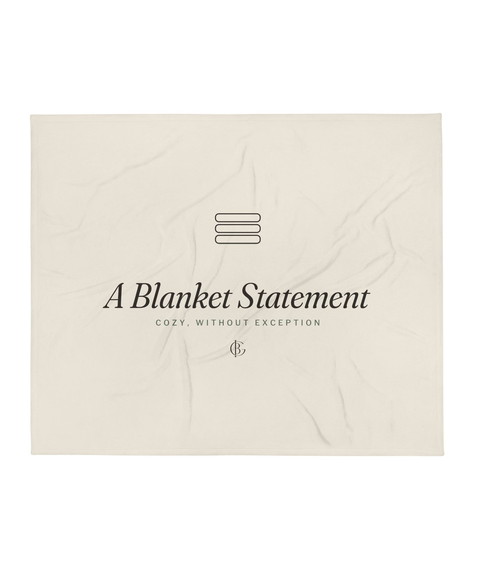 The Blanket Statement Throw, product shot