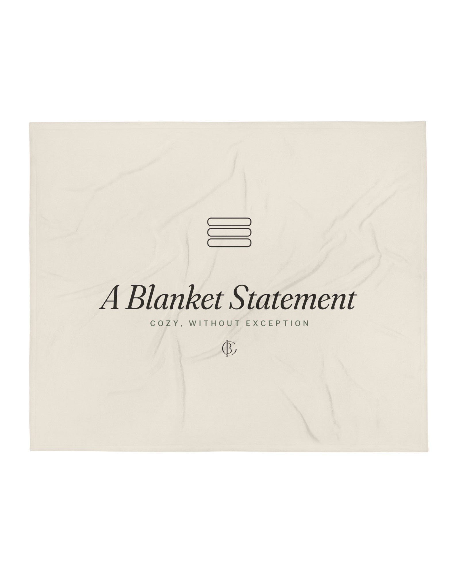 The Blanket Statement Throw, product shot
