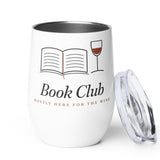 The Book Club Wine Tumbler, detail view