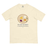 The Cheese Board Member Tee in Ivory, flat front