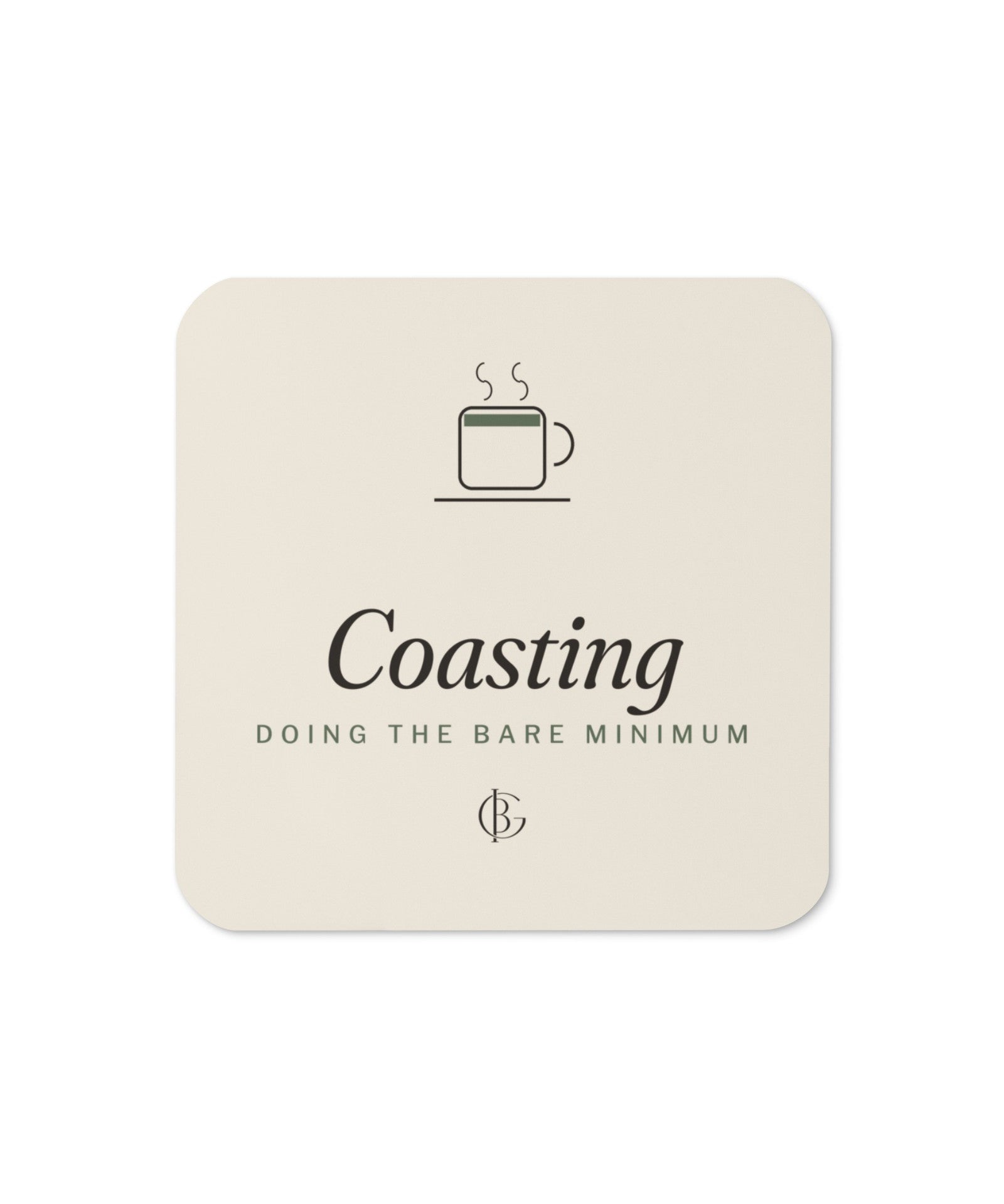 The Coasting Cork Coaster, product shot