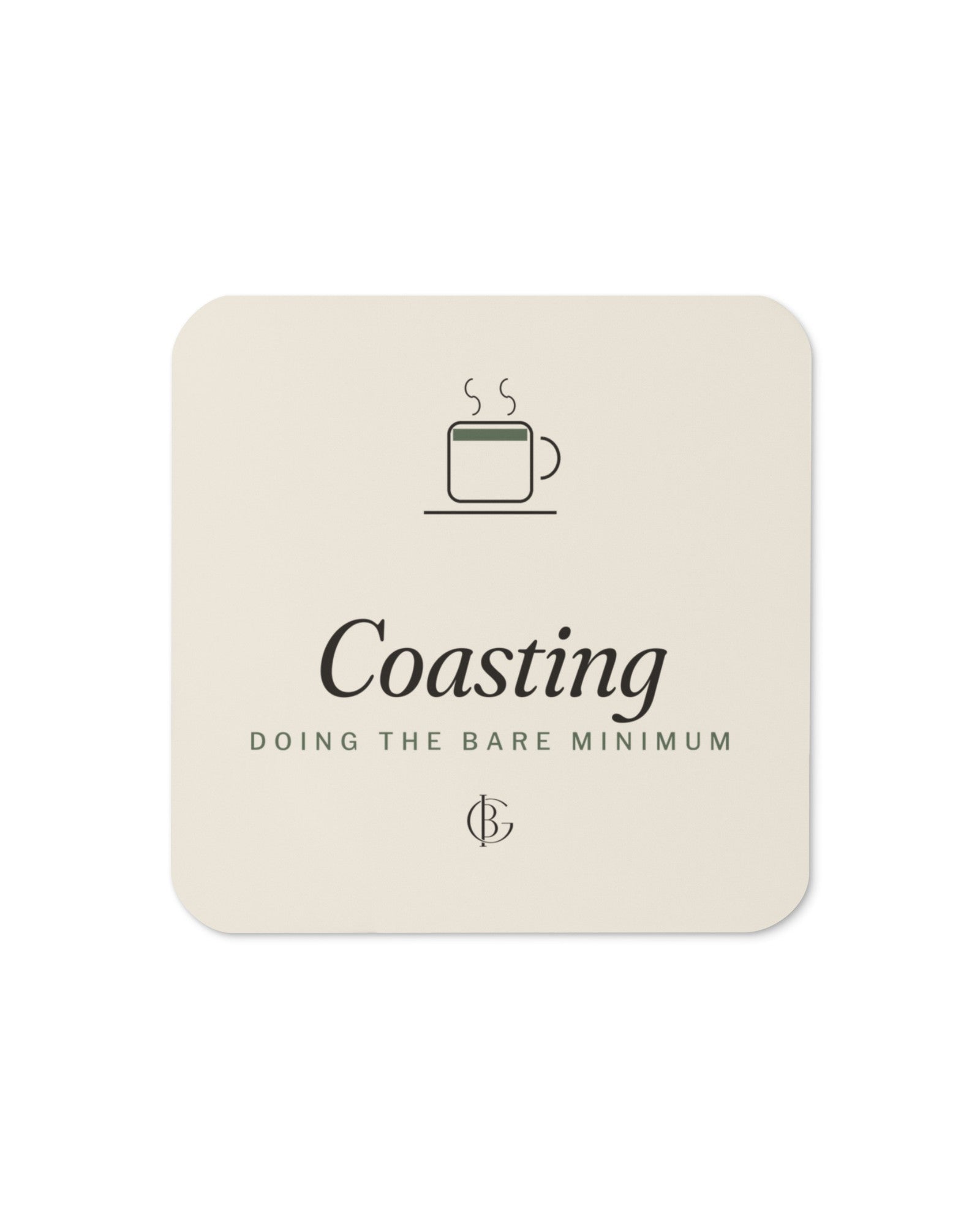 The Coasting Cork Coaster, product shot