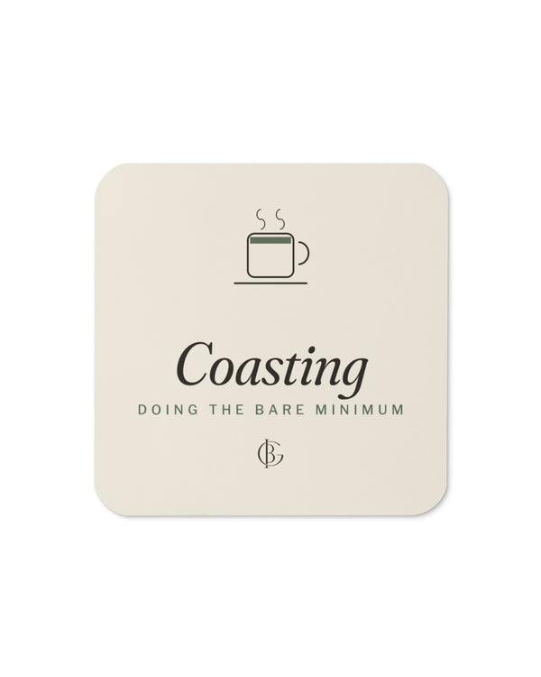 The Coasting Cork Coaster