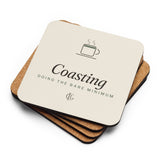 The Coasting Cork Coaster, product shot from another angle