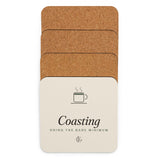 The Coasting Cork Coaster, product shot from another angle