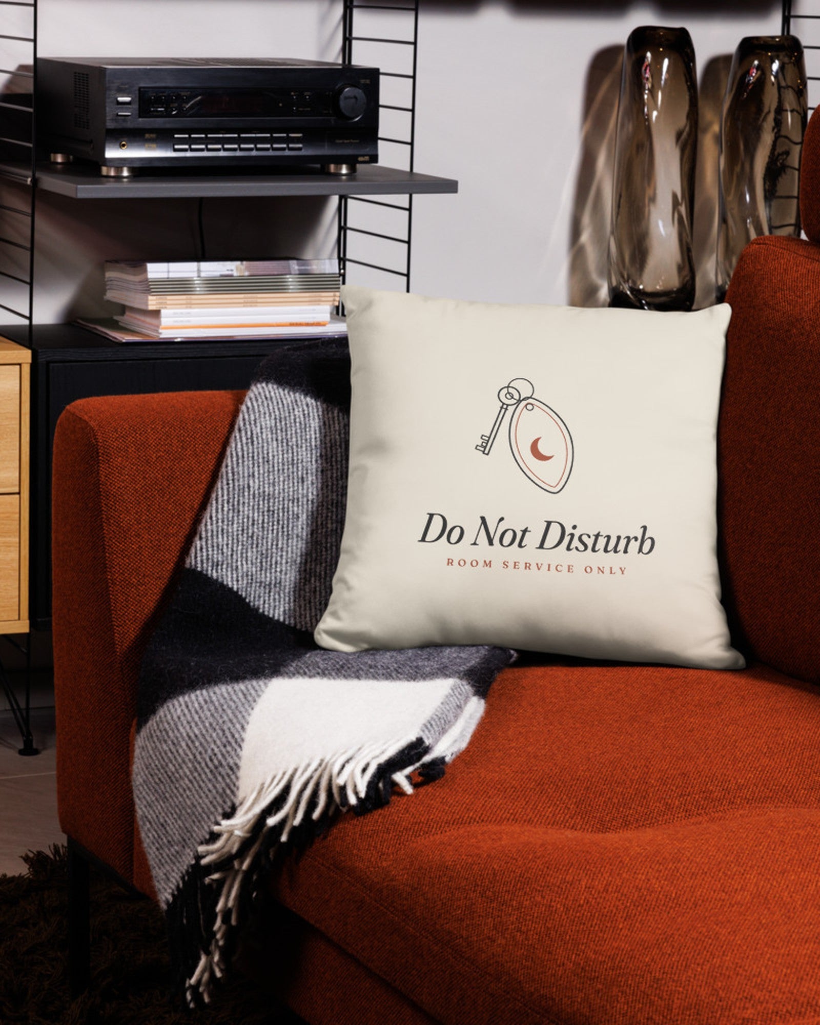The Do Not Disturb Pillow, lifestyle photo