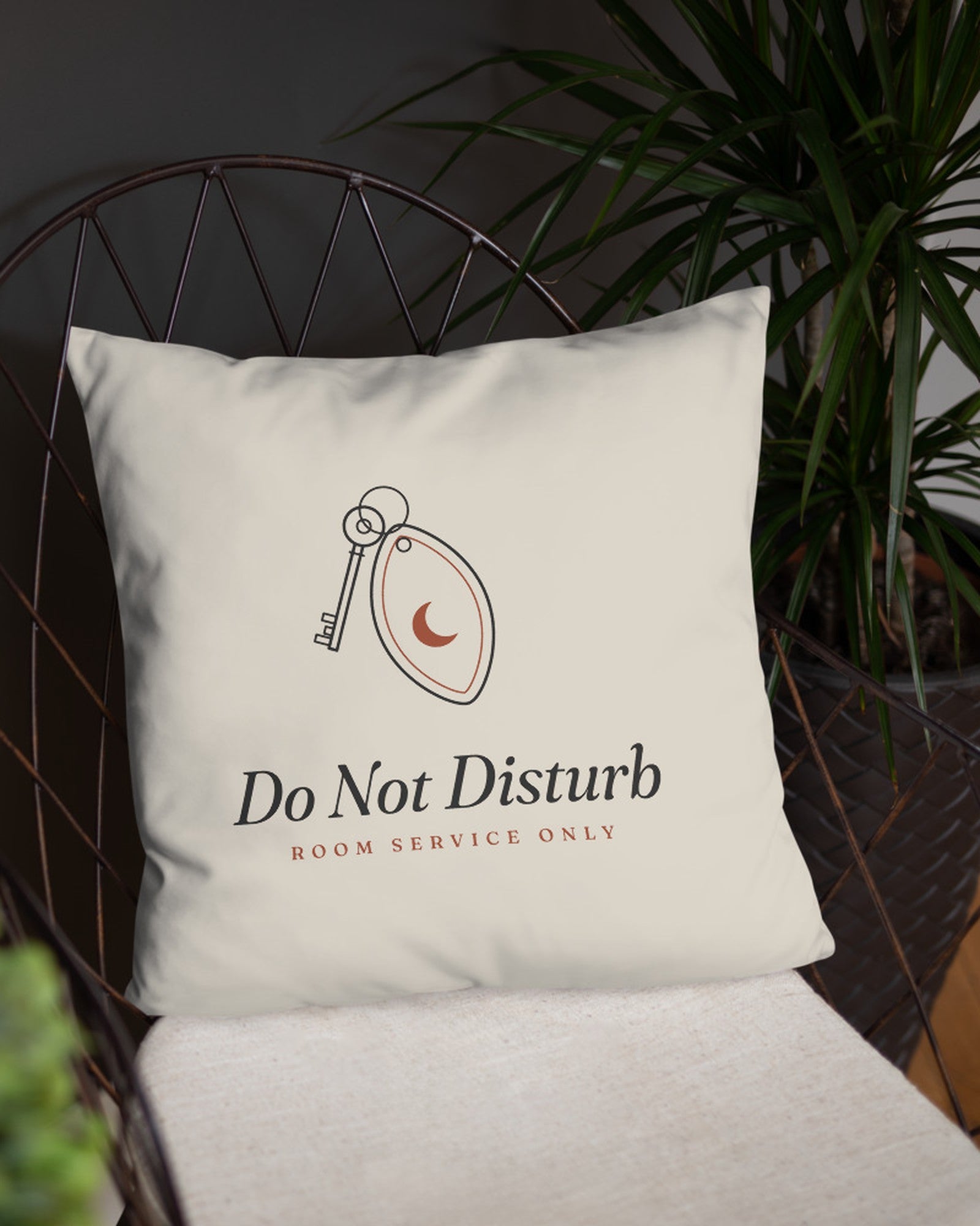 The Do Not Disturb Pillow, lifestyle photo