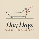 The Dog Days Hoodie in Bone, close-up detail