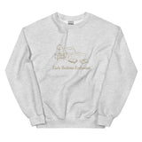 The Early Bedtime Enthusiast Crewneck in Ash, product shot in Ash