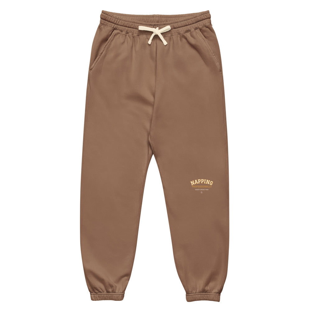 The Napping Professionally Sweatpants in Espresso, front