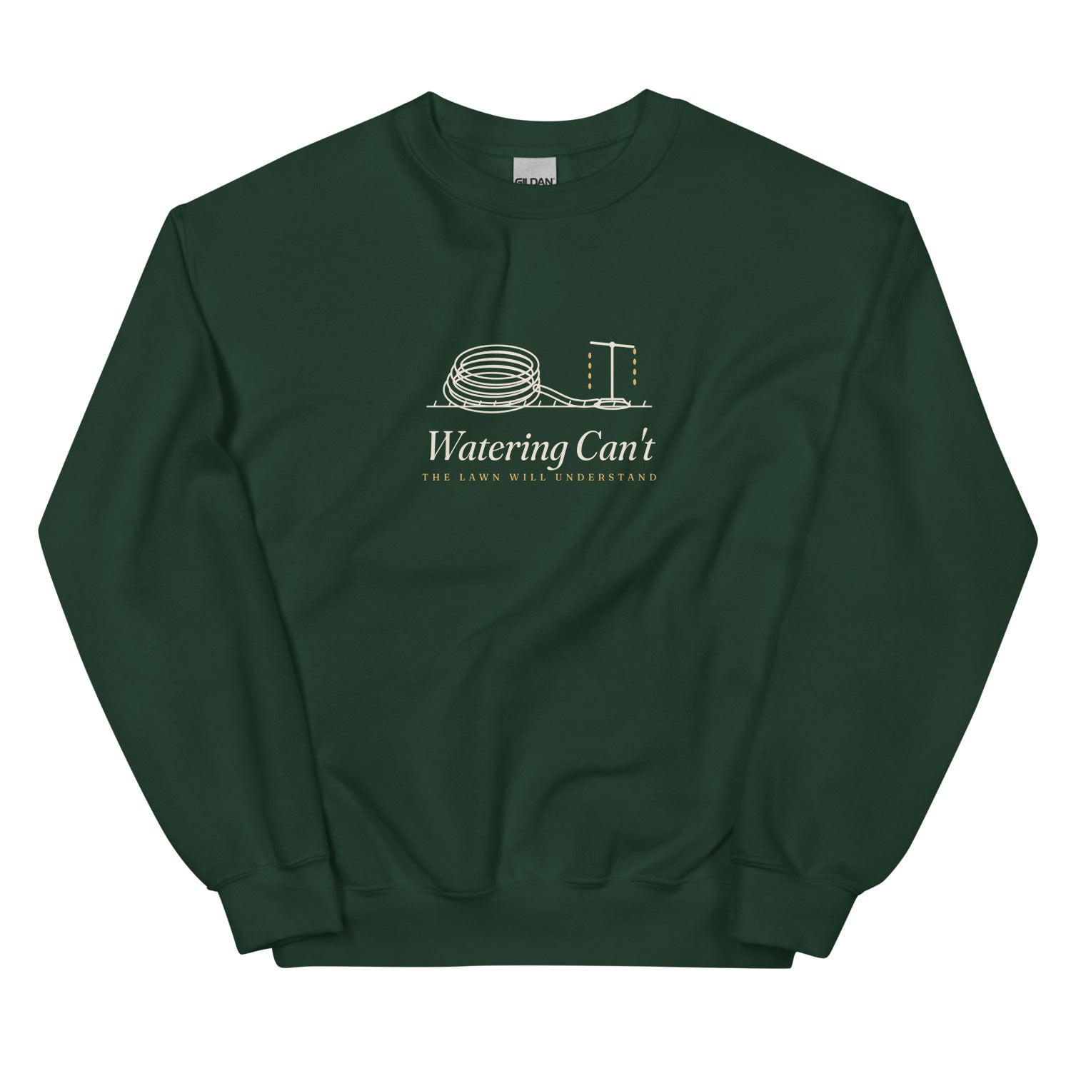 The Watering Cant Crewneck - Forest Green