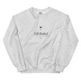The Full-Bodied Crewneck in Ash, flat front, product shot