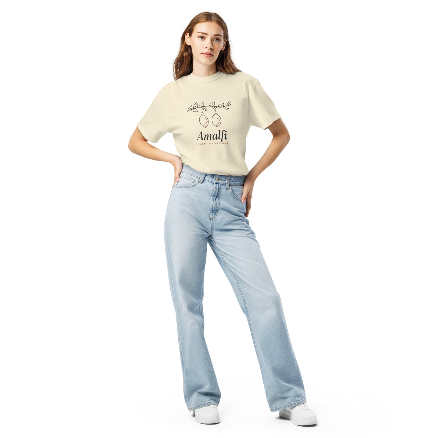 The Amalfi Tee - Ivory