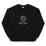 The Early Night Crewneck - Black