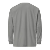 The Out of Office Long Sleeve in Grey, back