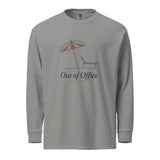 The Out of Office Long Sleeve in Grey, front