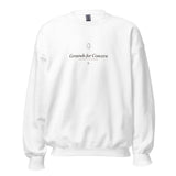 The Grounds for Concern Crewneck in White, product shot