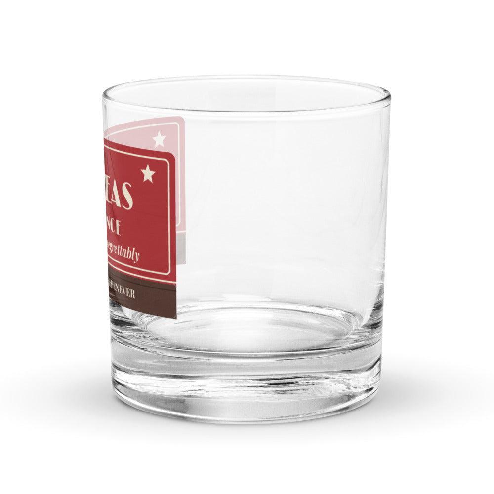 The Bad Ideas Bar Rocks Glass