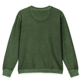 The Pie, Then Feelings Corduroy Crewneck in Green, back