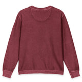 The Pie, Then Feelings Corduroy Crewneck in Maroon, back