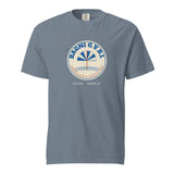 The Bagni G.V.B.I. Tee in Blue Jean, front