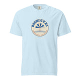 The Bagni G.V.B.I. Tee in Chambray, front