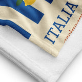 The Italia Summer Club Beach Towel, terry detail