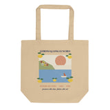 The Lemons & Long Lunches Tote in Natural, front