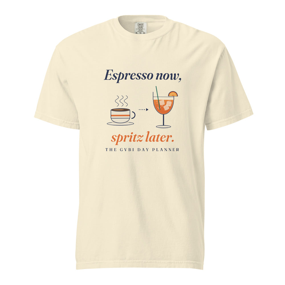 The Espresso Now, Spritz Later Tee in Ivory