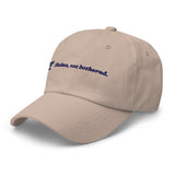 The Shaken, Not Bothered Dad Hat in Stone, side