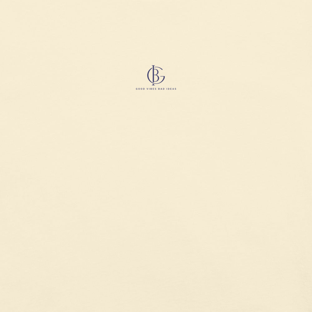 The Heavyweight Logo Tee in Ivory, product shot