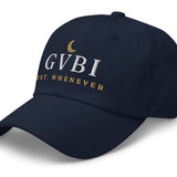The House Dad Hat in Navy, close-up detail