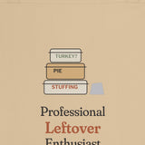 The Professional Leftover Enthusiast Tote, close-up of the print and fabric