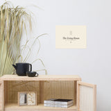 The Living Room Print, styled lifestyle shot