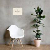 The Living Room Print, styled lifestyle shot