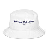 The Low Tide Bucket Hat in Bio White, product shot