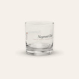 The Negroni Club Rocks Glass, product shot on cream