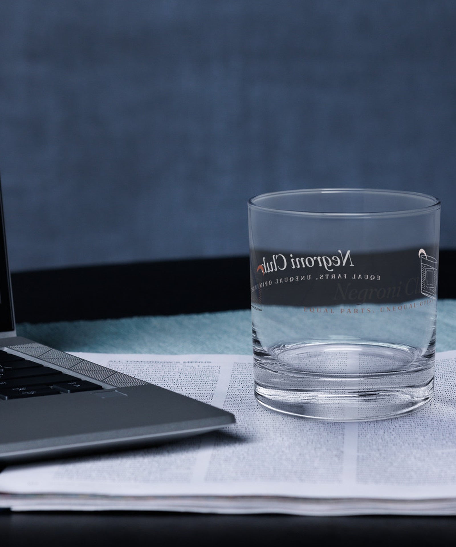 The Negroni Club Rocks Glass, lifestyle photo