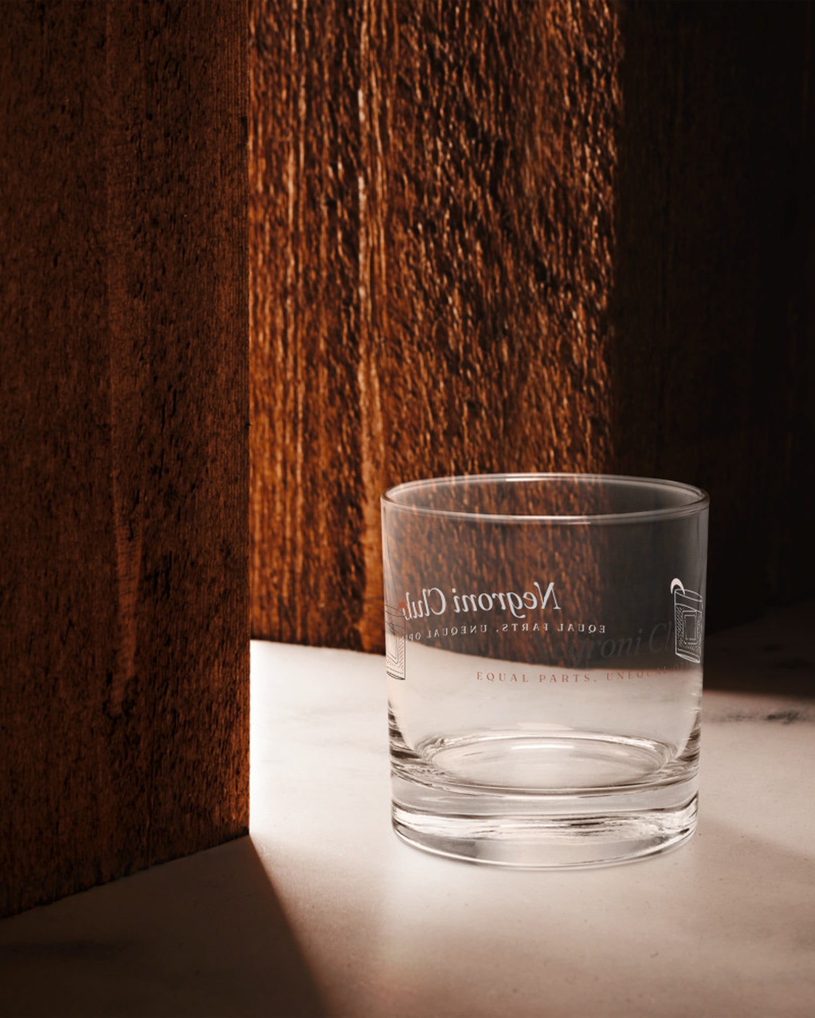 The Negroni Club Rocks Glass, lifestyle photo