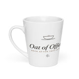 The Oat of Office Latte Mug in White, product shot