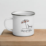 The Out of Office Camp Mug, lifestyle photo